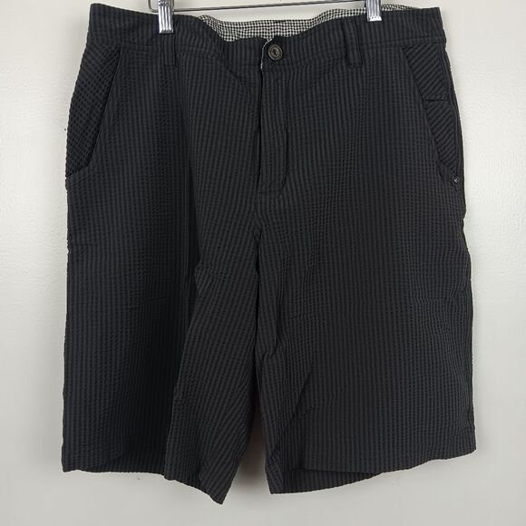 Lululemon Textured  Shorts Mens 36  Stretch Commission Golf Beach Grey - Picture 1 of 8